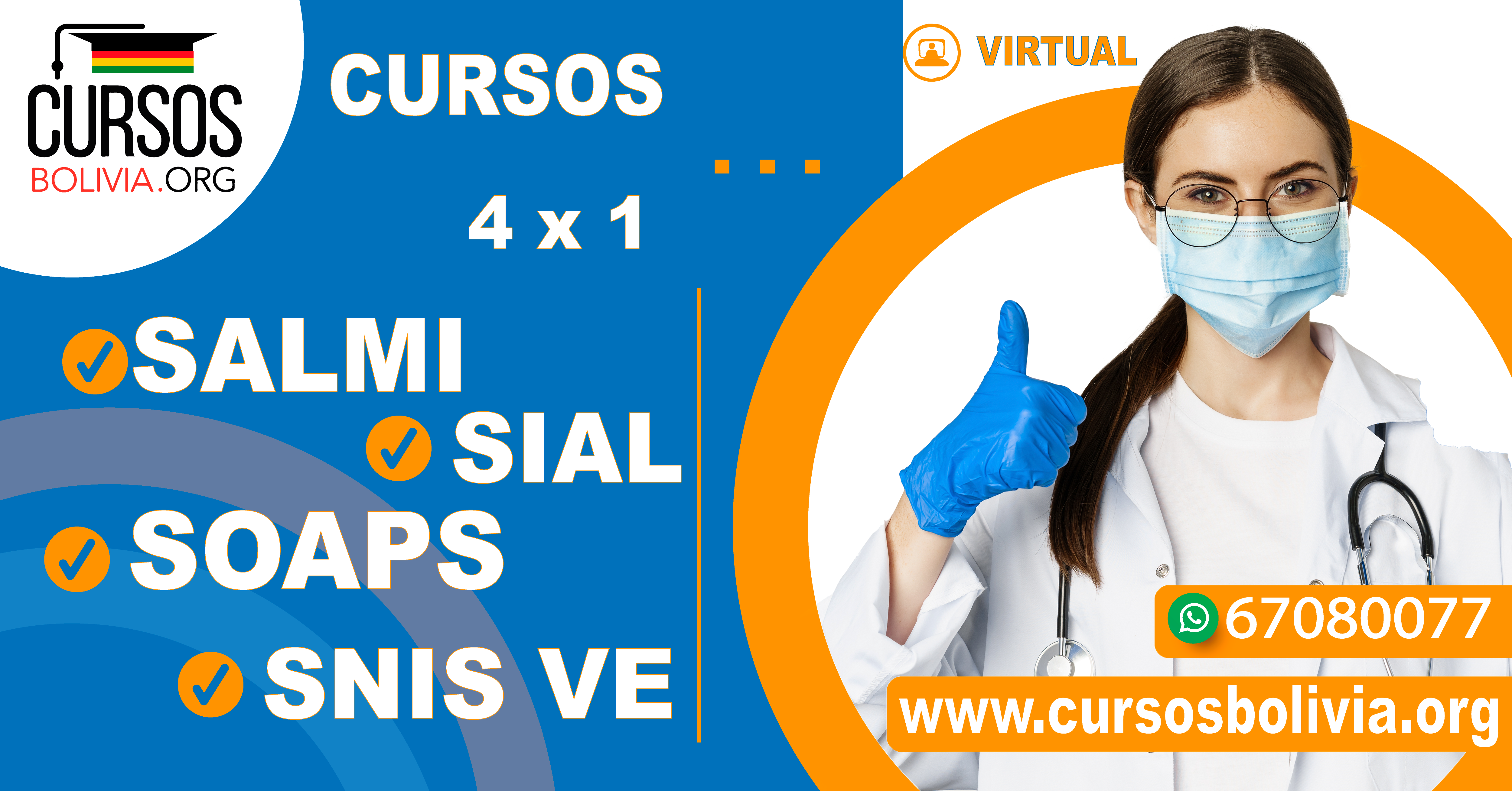 4 Cursos virtuales Salmi - Sial - Soaps SnisVe