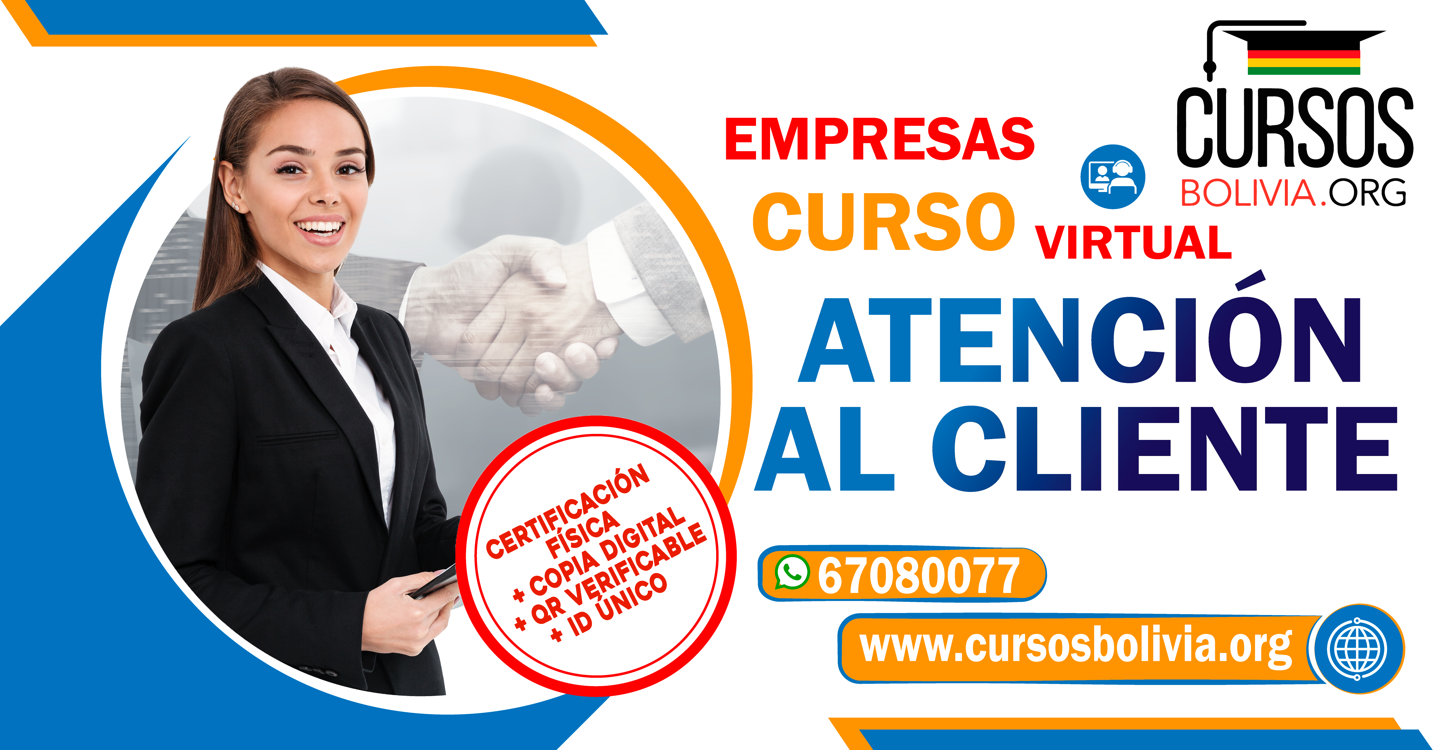 Curso atención al cliente - modalidad Virtual