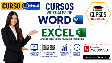 Cursos virtual  Word y Excel