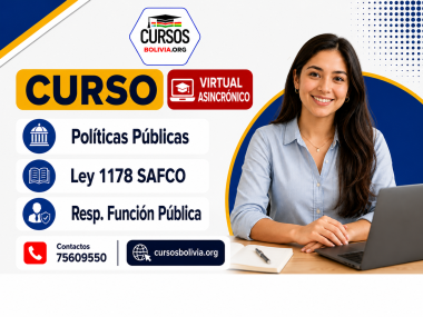 3 Cursos  Ley 1178 SAFCO , Políticas Públicas y DS23318-A modalidad virtual
