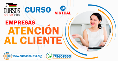 Curso atención al cliente - modalidad Virtual